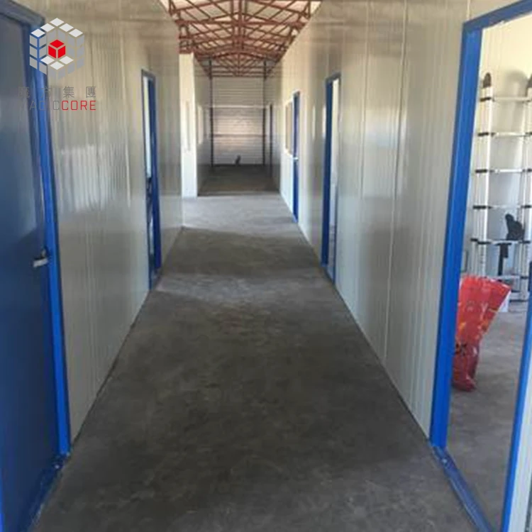 Well-designed sandwich panel prefab house K house fireproof prefab house for worker accommodation
