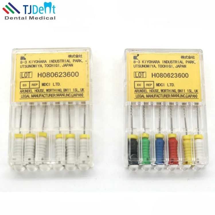  Стоматологический корневой канал эндодонтика нержавеющая сталь H-файлы