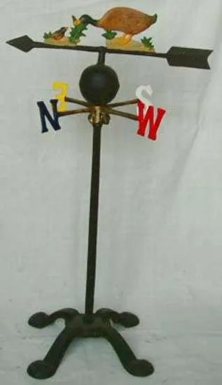 High quality wind vane duck wind vane garden cast iron weathervane wind vane manufacturer