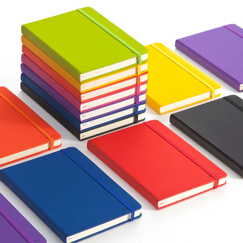 Eco Friendly Material Pu Leather Wireround Notebook A5 Sustainable Notebook