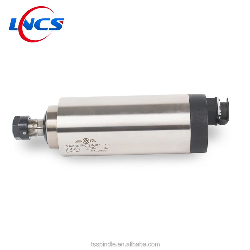 
GDZ80-2.2F 2.2kw 80mm round air cooled spindle motor 
