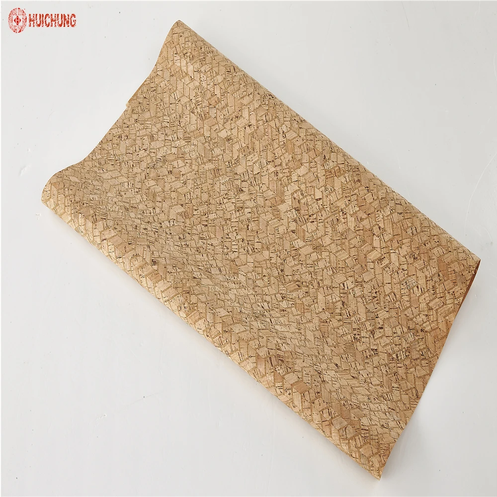 Good quality natural cork eco-friendly colorful cork fabric cork leather for bag shoes