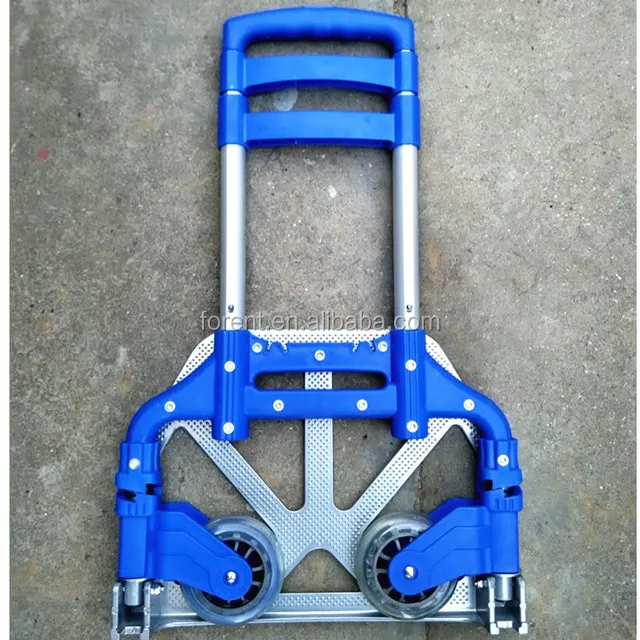 
hot sale aluminum folding heavy duty foldable 2 wheels hand trolley 