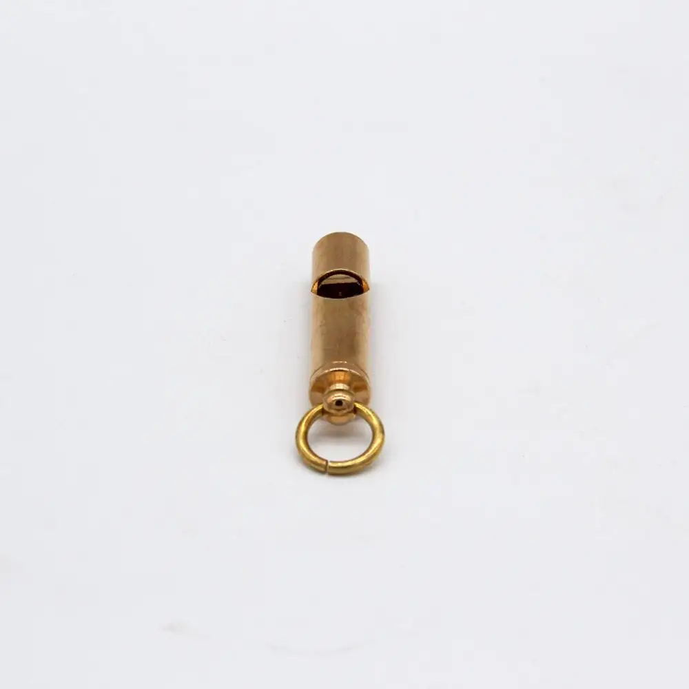 
Custom-made Brass Whistle For Outdoor Survival Emergency Help Safety Whistle 