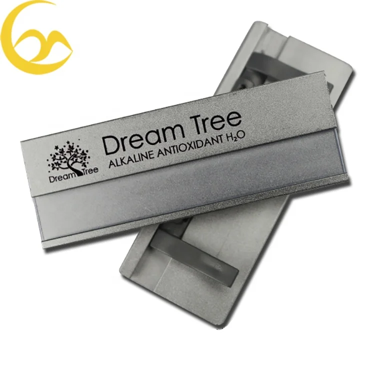 
Custom Made Magnetic Back Name Badge / Name Tag With Your Logo 