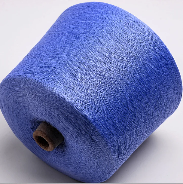 Item WX-00476 Spun dyed linen fiber flax knitting yarn for rugs