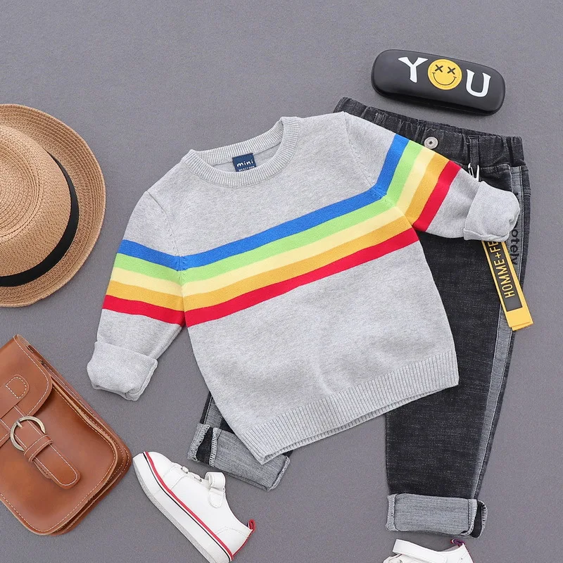 
Latest design new fashion personality kids winter sweater boutique children sweater clothes 