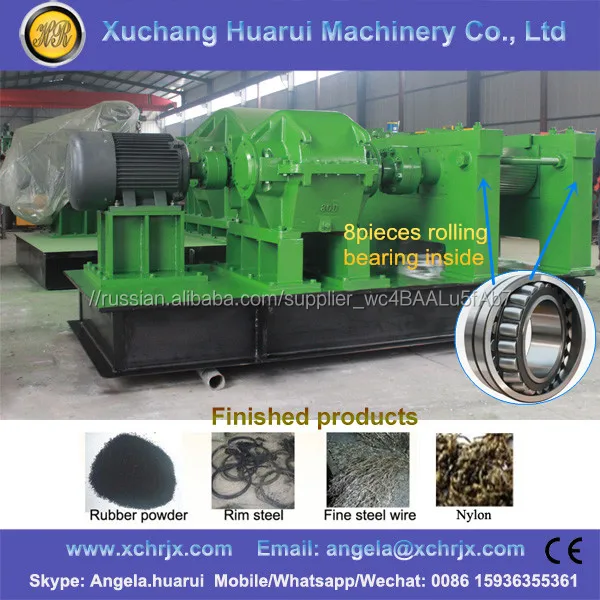 Waste Tire Recycling Equipment with CE Certification
