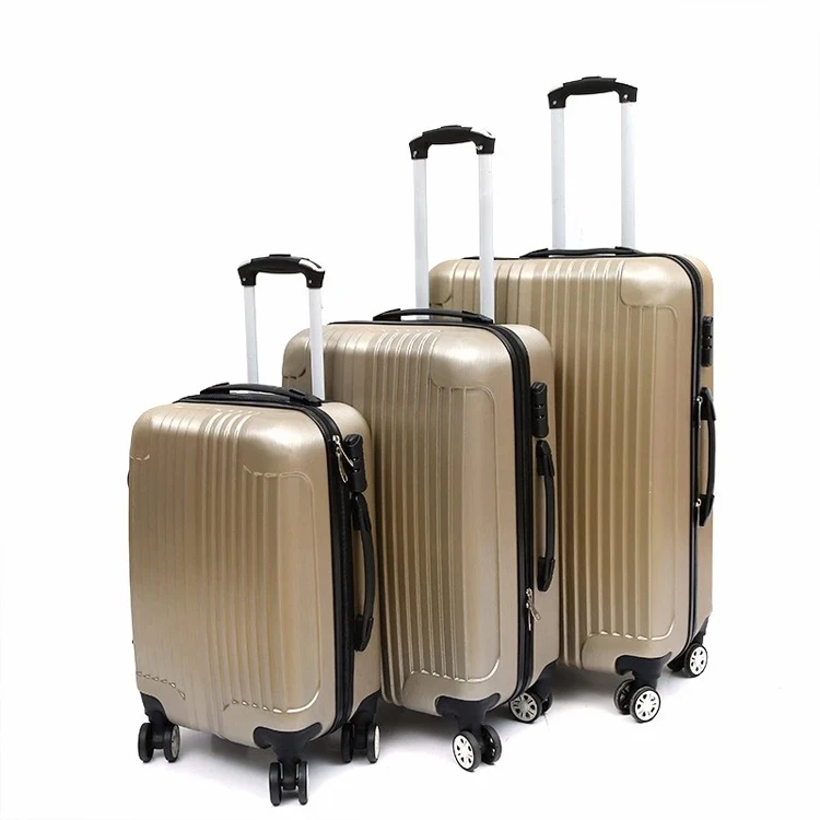 ABS Suitcase Trolley Bag 3 Pieces Set Wholesale Luggage Set with Good Quality