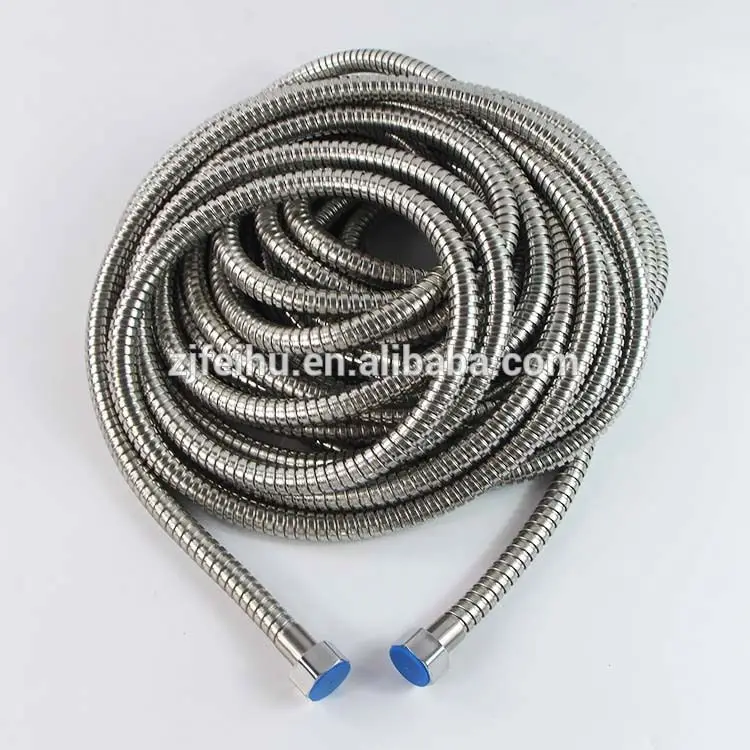 
High quality chromeplated double lock flexible shower hose, PVC shower hose 