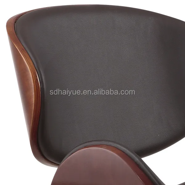 Clearance Sale Leisure Plywood Office PU Castors Chairs Bar Stool