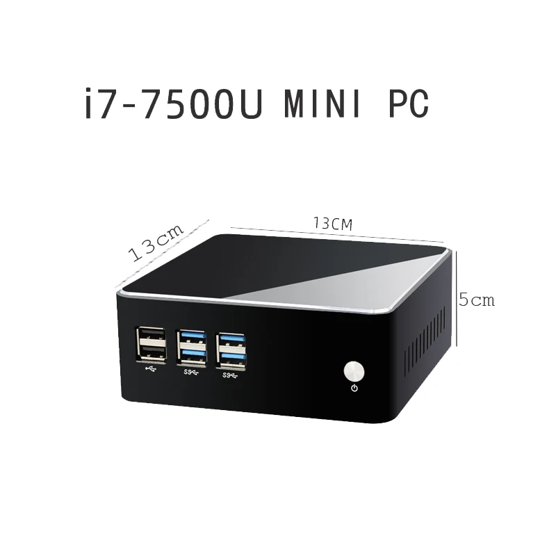 LAIWIIT Mini host computer  PC I7 5th Gen. office home gaming PC core i7 MINI PC