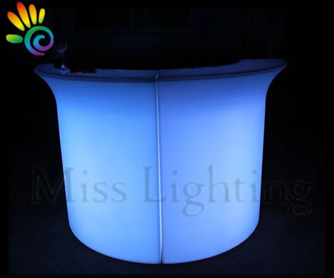 full Color Changing cool party decorations Pub illuminated led bar counter outdoor nightclub