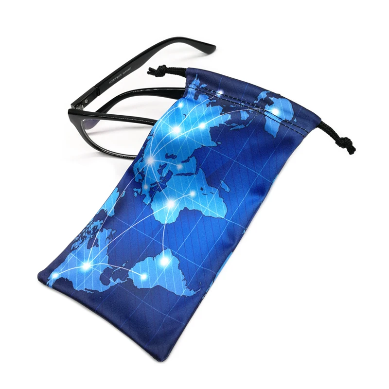 Custom Style Microfiber Men Bag For Sunglasses