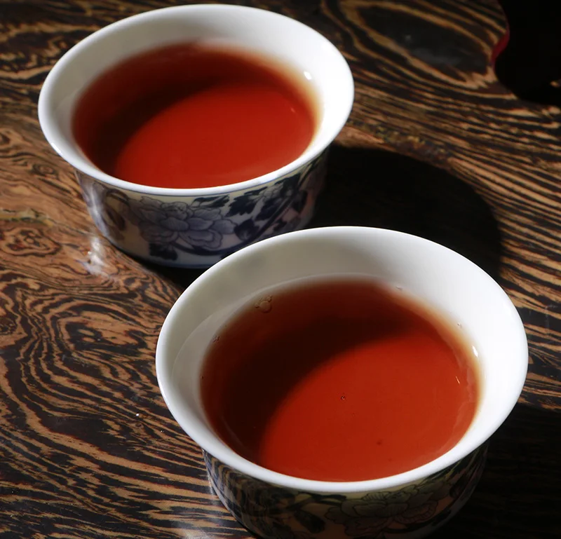 
C Hot sale Puer Pu erh Ripe Tea black tea health care wholesale price per pie PUER TEA 