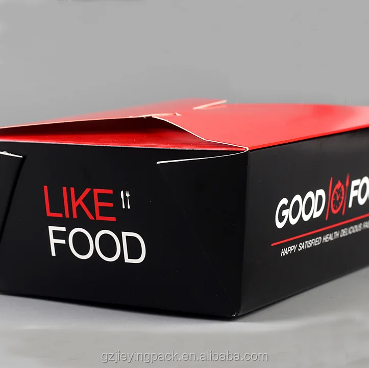 Take Out Rectangle Paper Chinese Noodle Lunch Box For Wholesale