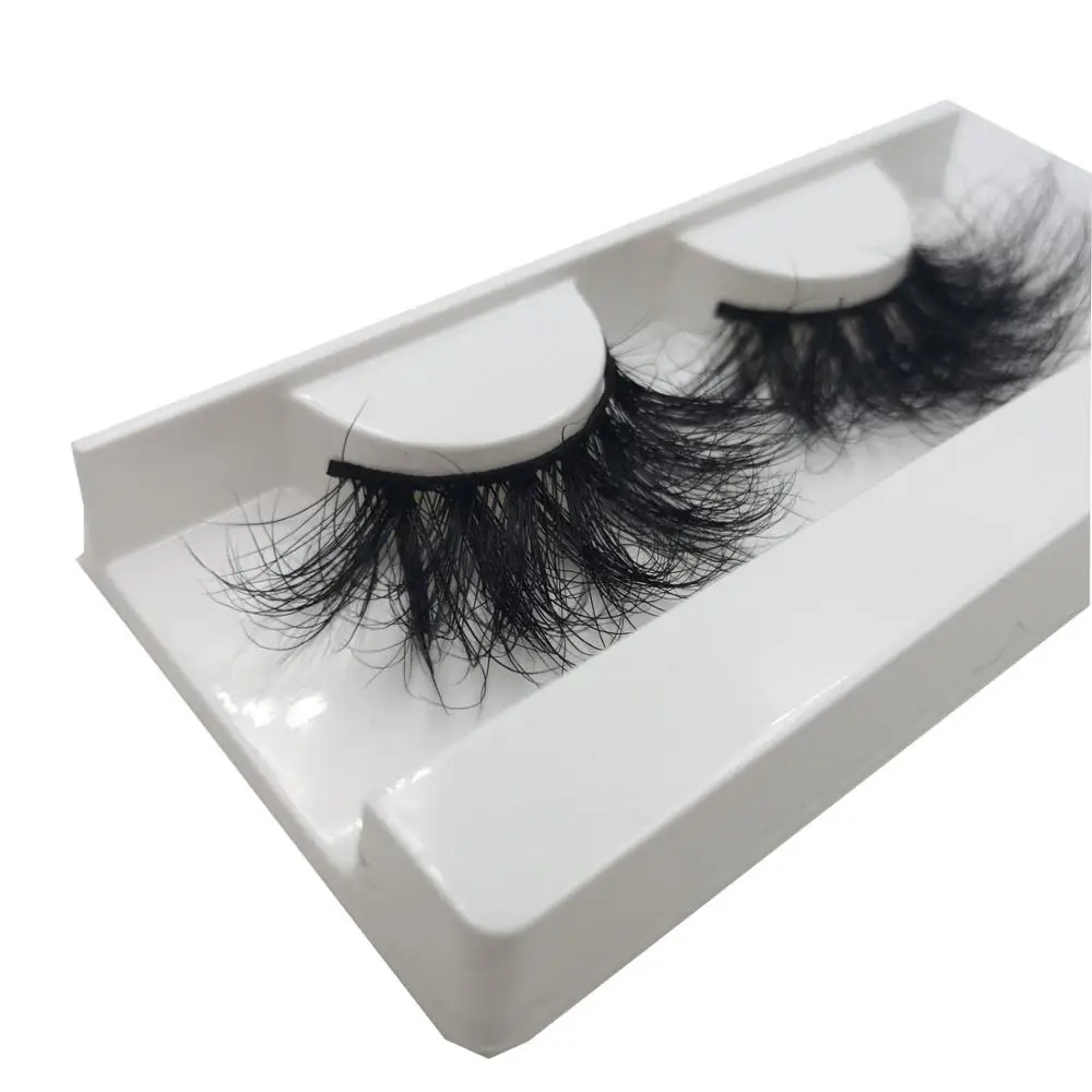 100% 3D Mink Lashes Wholesale False Eyelash 25mm eyelash, private label 25mm mink eyelashes