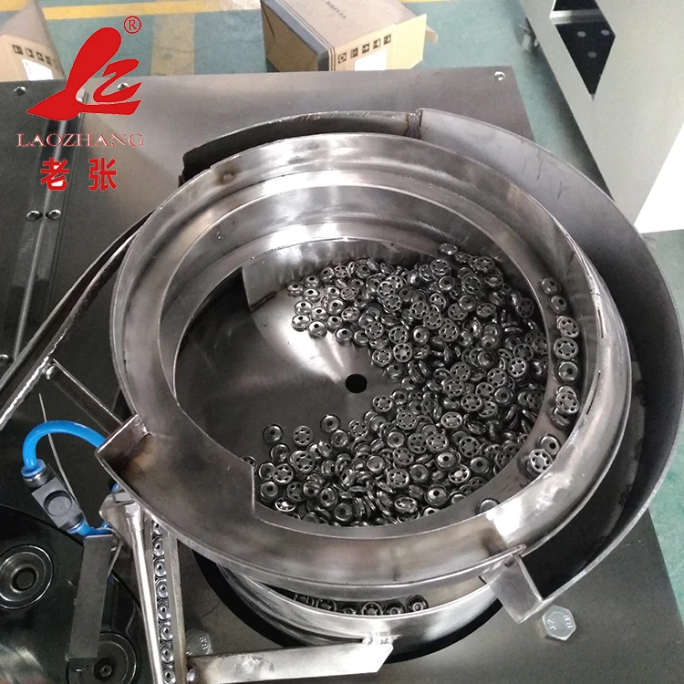 Made in China automatic cloth cover button maker machine