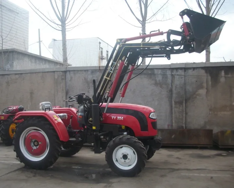 4WD MINI TRACTOR WITH FRONT BUCKET AND FORK