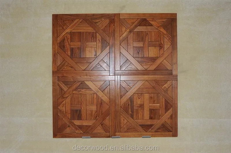 high quality wooden oak hexagon wooden parquet floor design