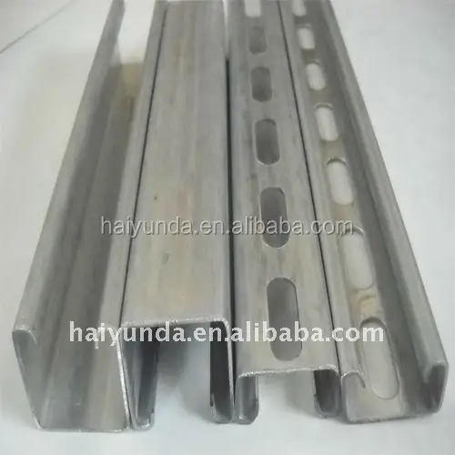 
Galvanized steel unistrut channel/u channel/c channel 