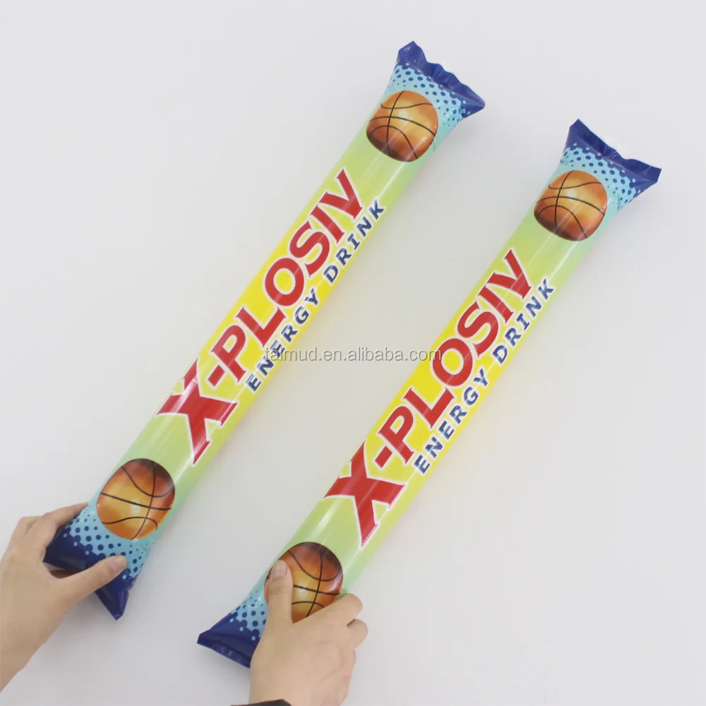 
PE Plastic Type and Plastic Material Noise maker cheering thunder inflatable stick 