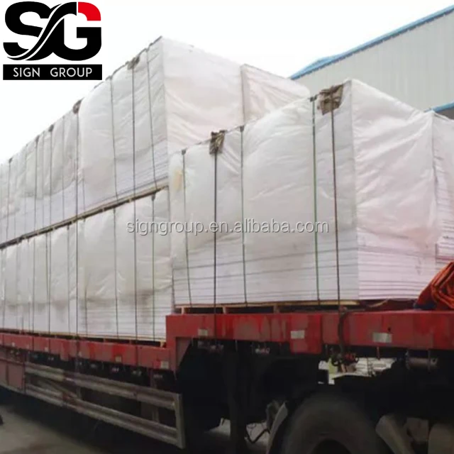 Guangzhou pvc foam sheets 3mm thick PVC free foam forex board