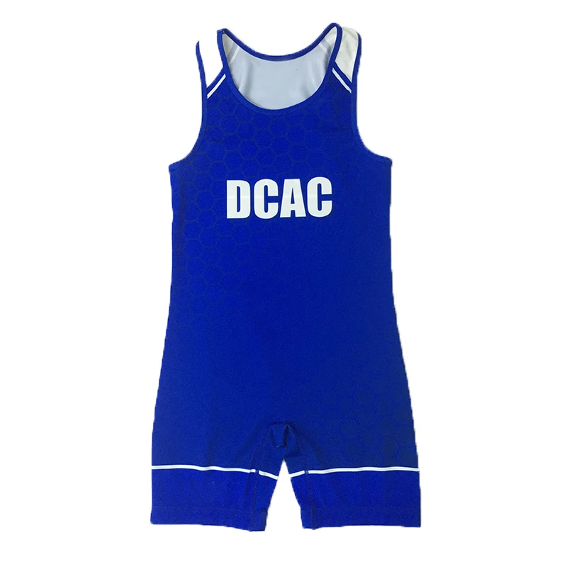 
Cut price custom sports wear wrestling singlets 5xl jersey for adults 