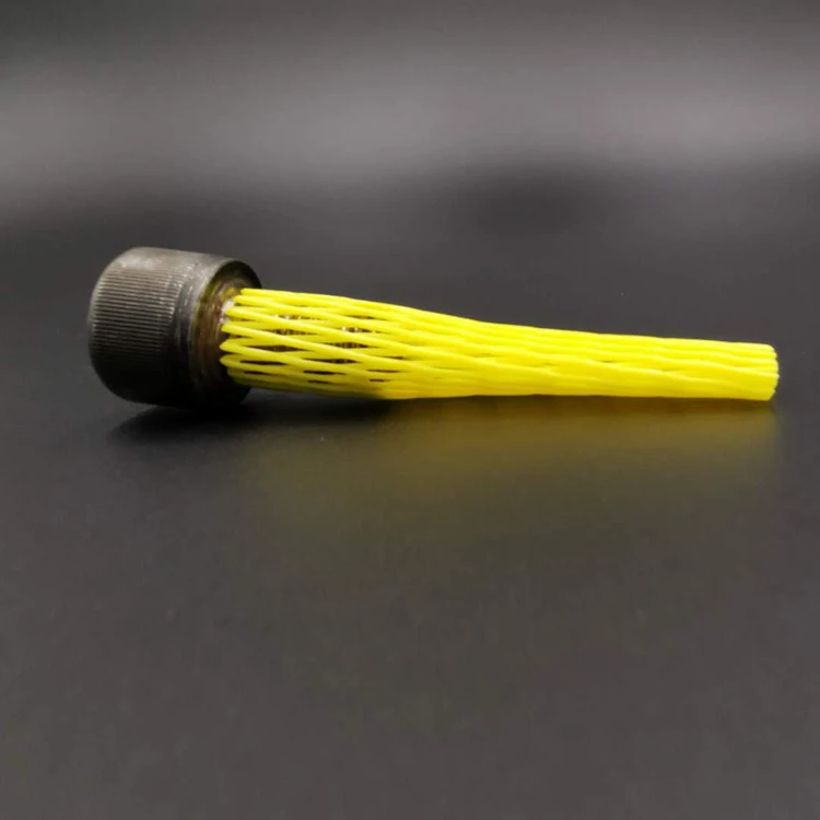 LDPE protective sleeve net for workpiece PE Plastic Mesh Tubular Protective Sleeve Netting for Metal Parts