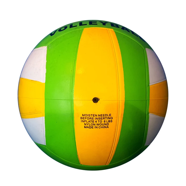 Cheap Custom Printed 4 Colors Inflatable Balls Indoor Mini Toy Rubber Size 5 Volleyball For Sale