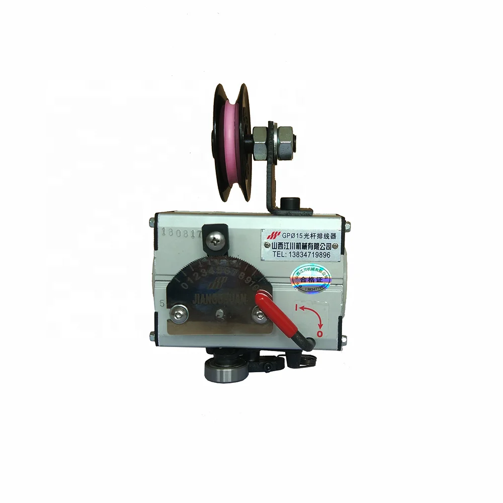 Wire spooling machine 100N axial force traverse linear drive unit with guide wheel