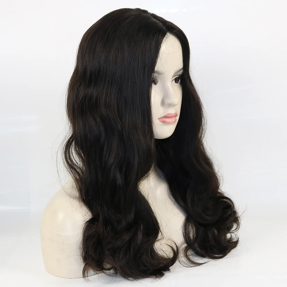Eversilky 100% European Virgin Human Hair Kosher Wig Jewish Wig Soft Virgin European Human Hair None Lace Wigs