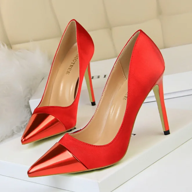 c11221a new fashion women pumps dress shoes ladies high heel shoes