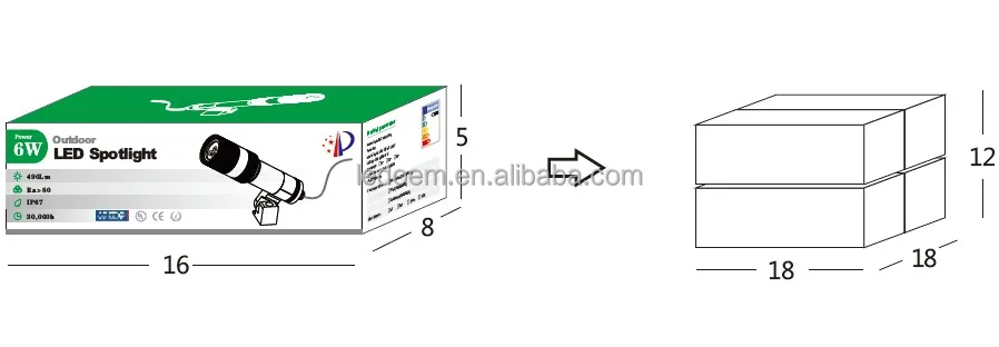 
outdoor waterproof led lawn spotlight 