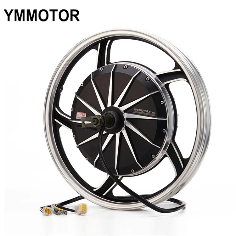17 Inch 5000W 72V Fast Speed Powerful Electric Brushless Dc Motor For Motorcycle