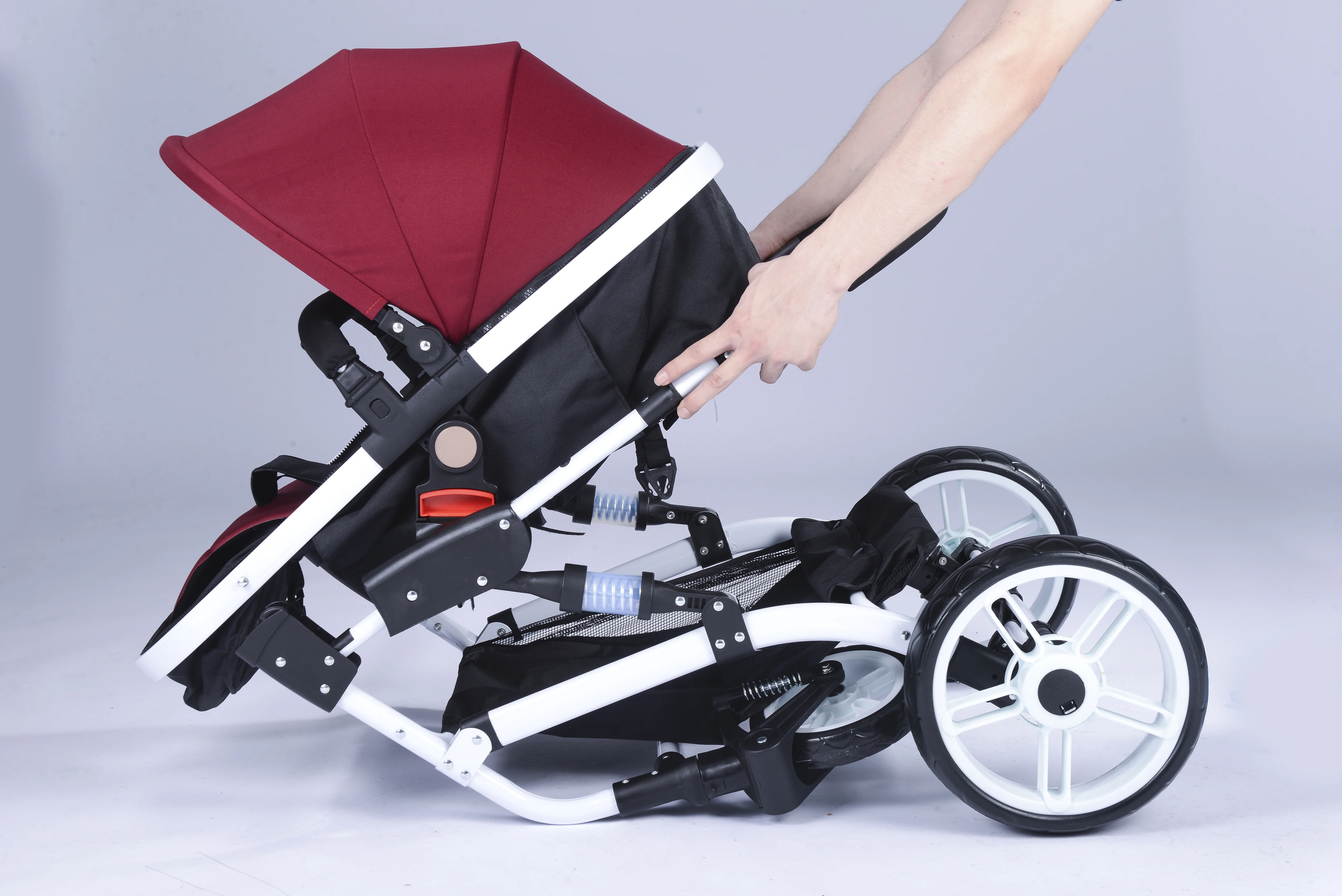 New Born Baby Doll Pram Stroller and Low Price High Landscape Baby Carriage Stroller travel jogging system from China factory