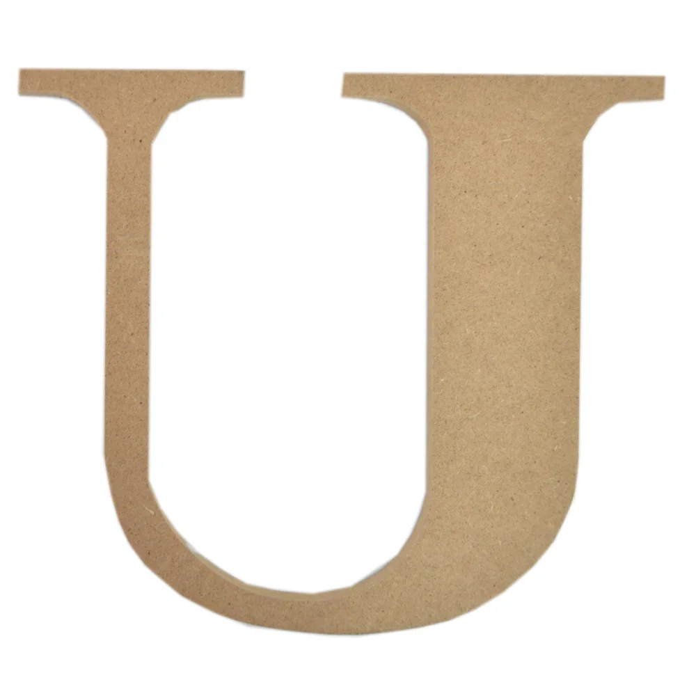 Wooden arts and crafts customized MDF alphabetic for craft
