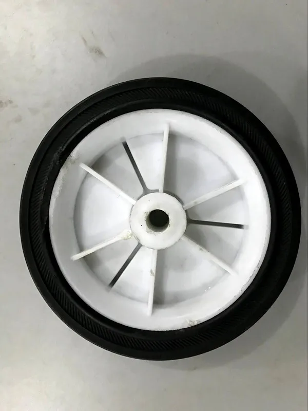 9 inch lawn mower plastic wheel for garden cart
