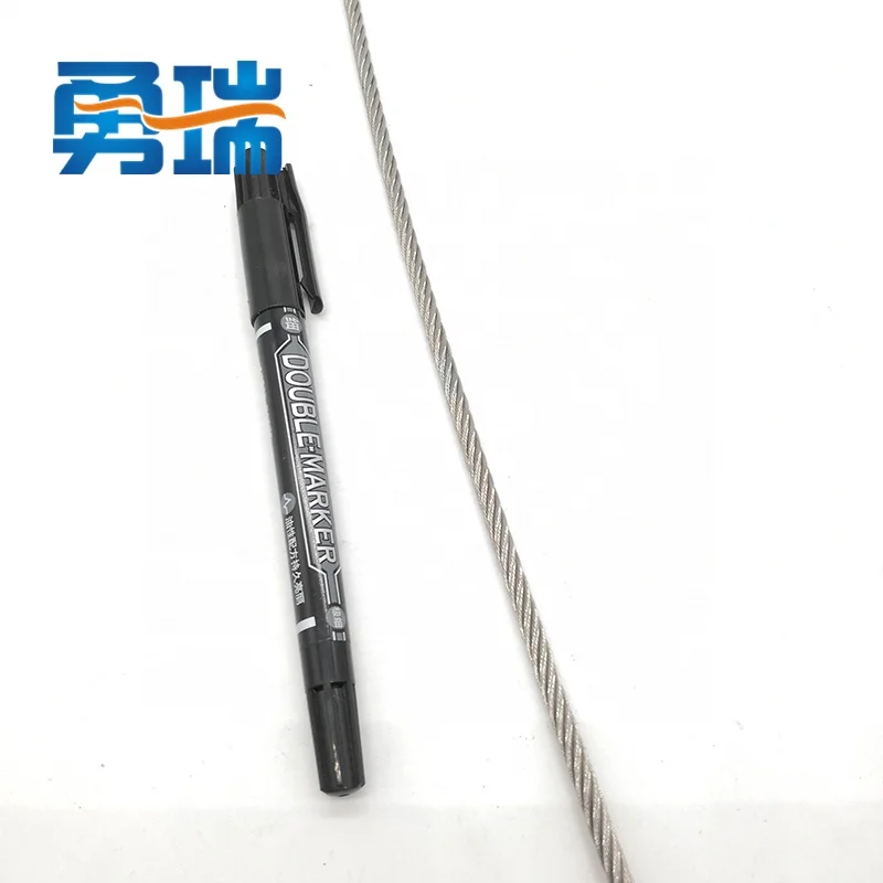 Магазин фабрики 304 Проволочный Трос из нержавеющей стали 4 мм 7*19 IWS авиационный кабель для подвешивания знаков