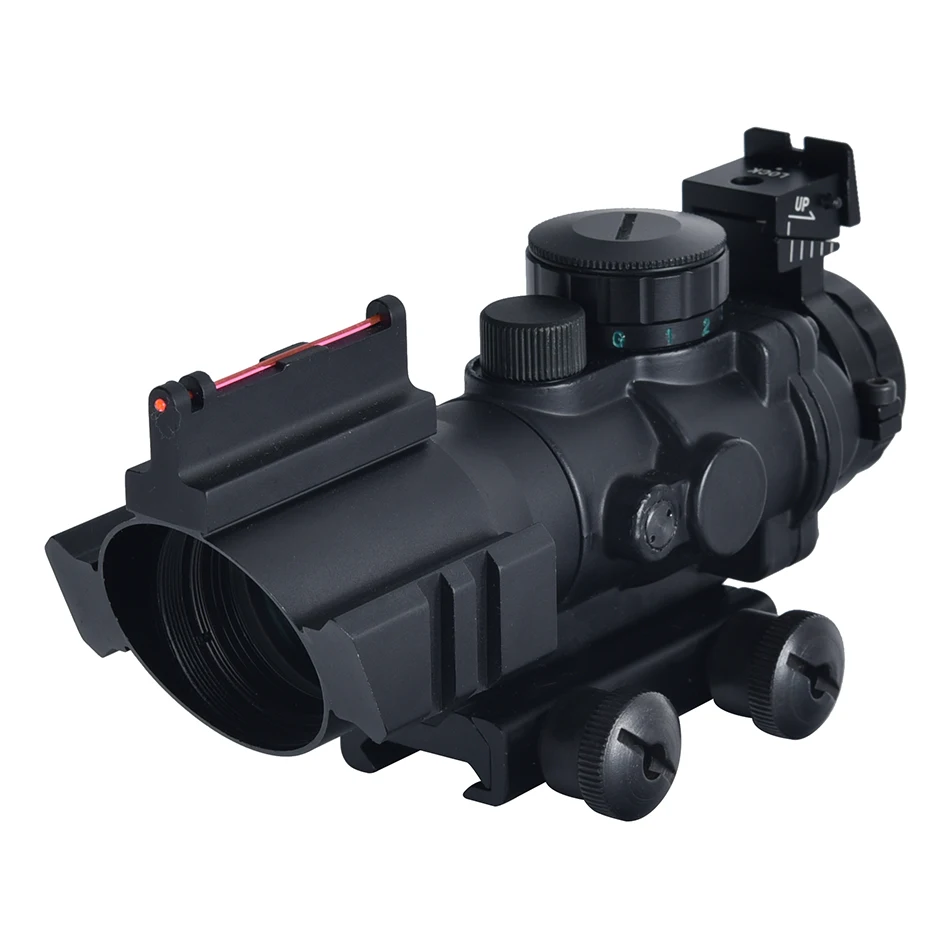 Hunting optical sight 4X32 fiber optic scope