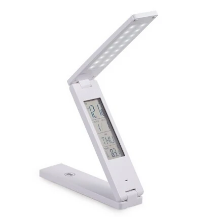 Portable bedside led table study lamp rechargeable folding reading lamp