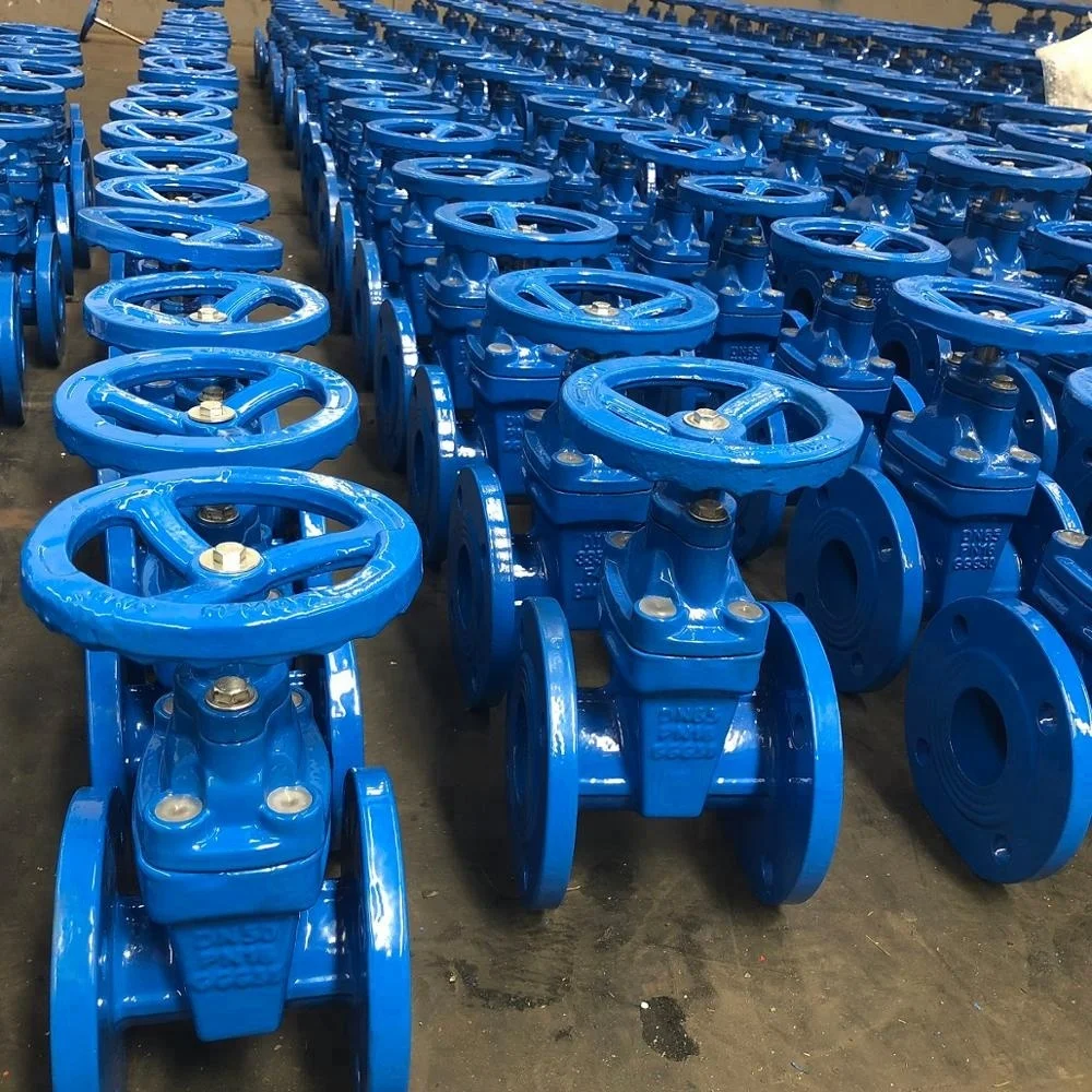 China GV supplier soft seat cast iron gate valve F4 DIN3352 ggg50 ductile iron gate valve