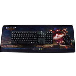 Large Wireless Charging Microfiber Game Mouse Mat