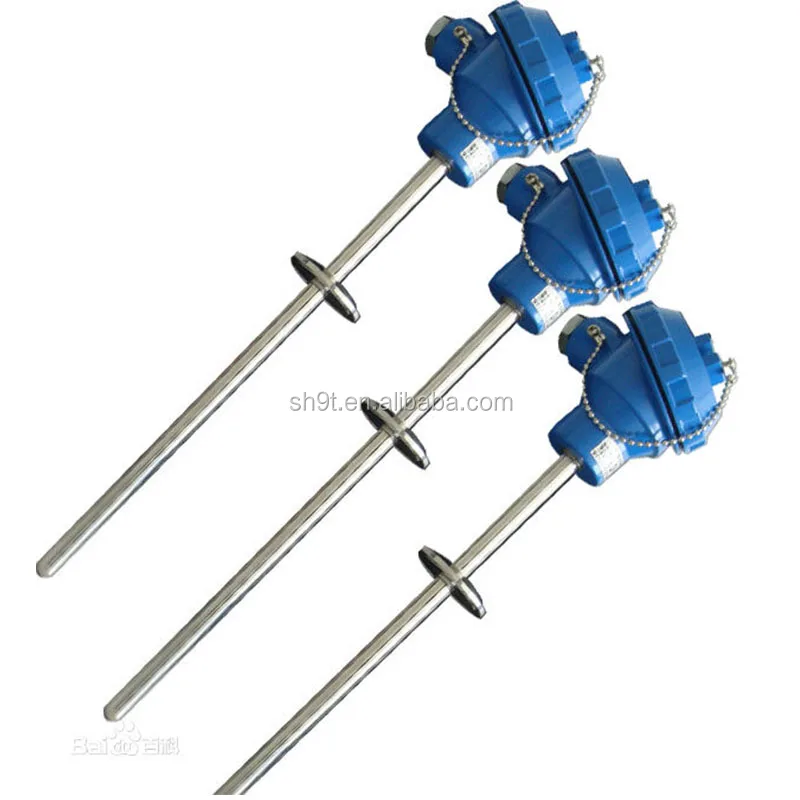 0-1300C K Thermocouple Type Temperature Sensor with Flange, Thread