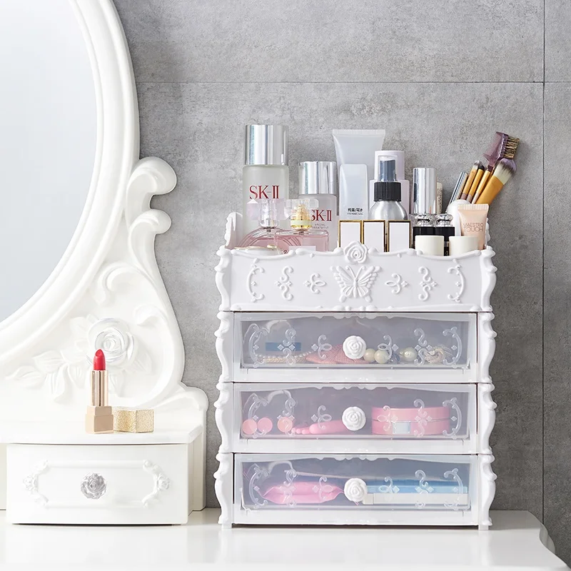 Cosmetic Holder Shelf Makeup Organizer Display Rack Storage Bin