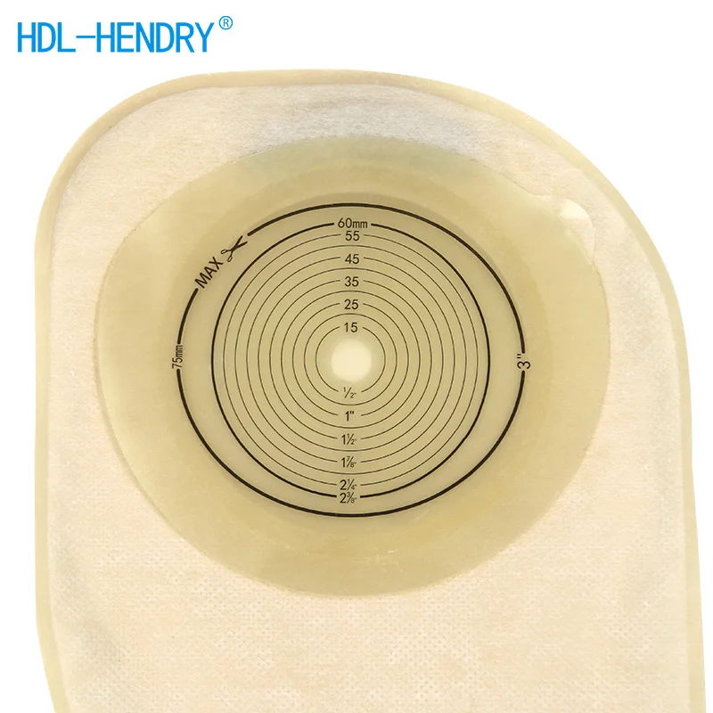 65mm large shear hole suitable for stomy drainage bag colostomy bag in initial stomy patients
