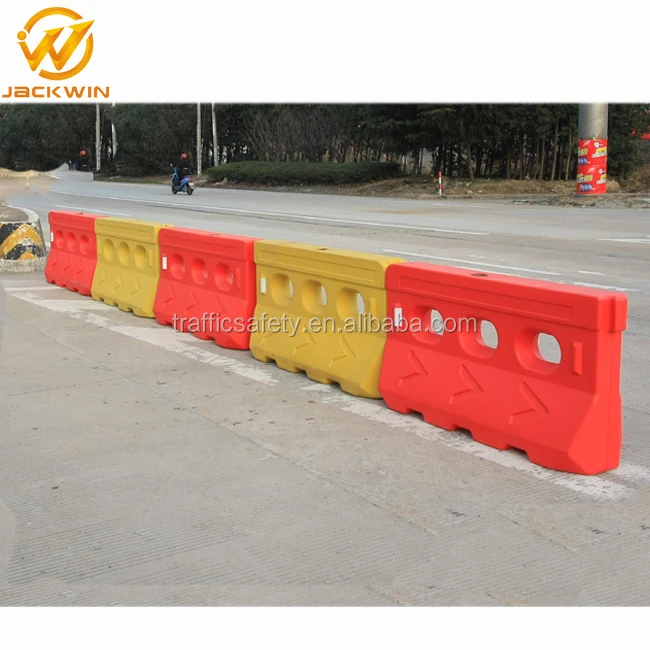 Road Construction Safety Plastic Jersey Traffic Water Filled Barrier