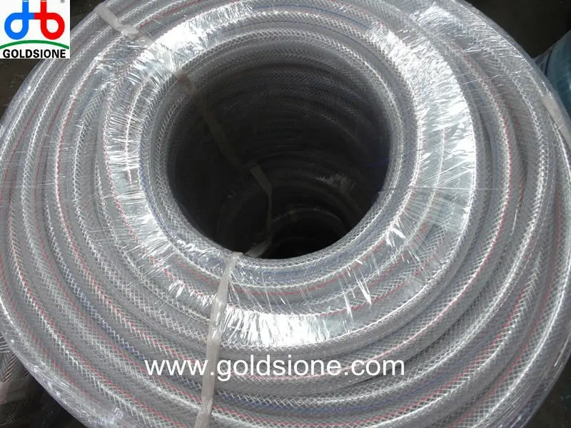 PVC transparent braided fiber hose directly from factory