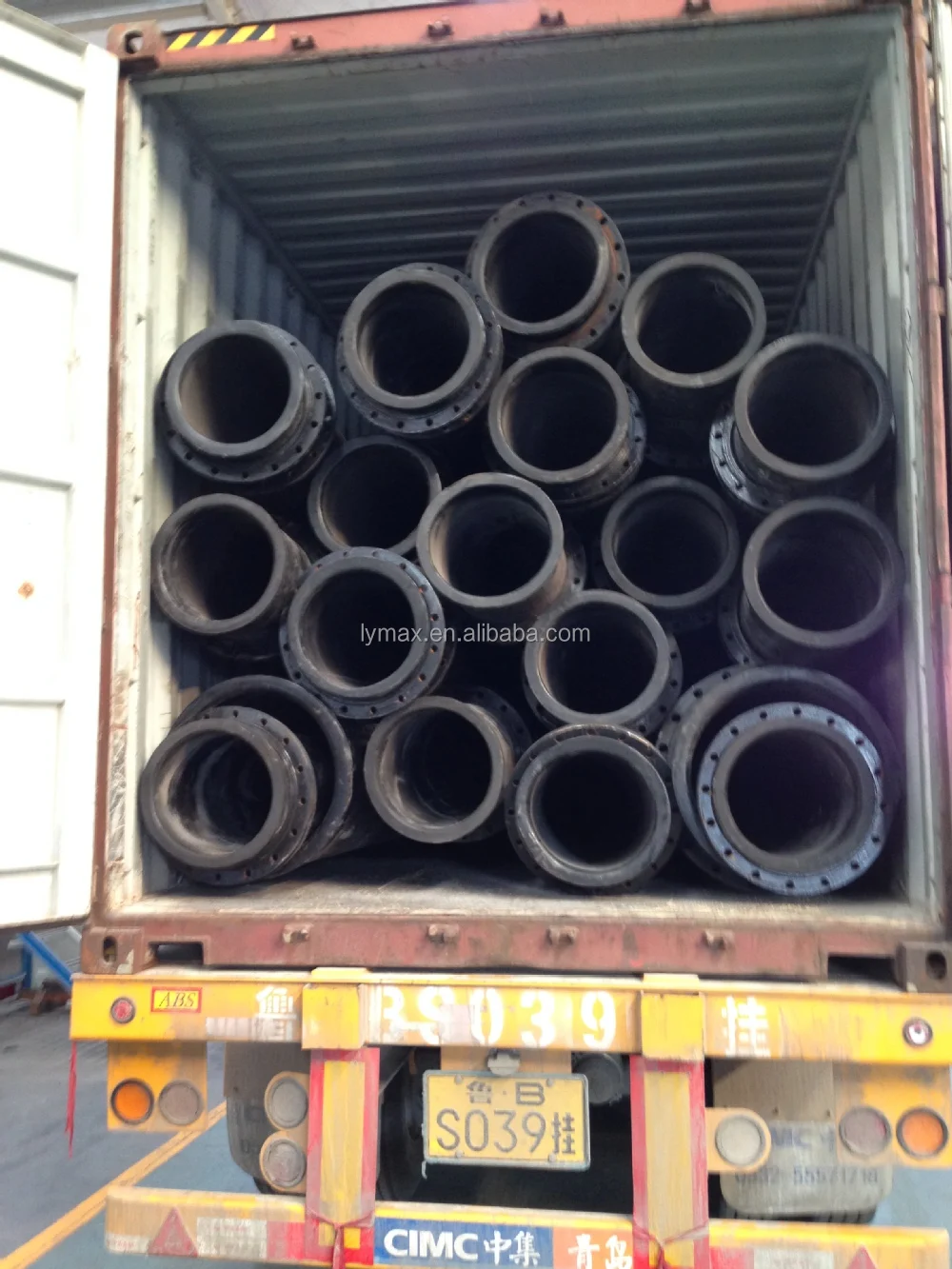 Черная труба UHMWPE большого диаметра для пескового насоса всасывающая пескоструйная