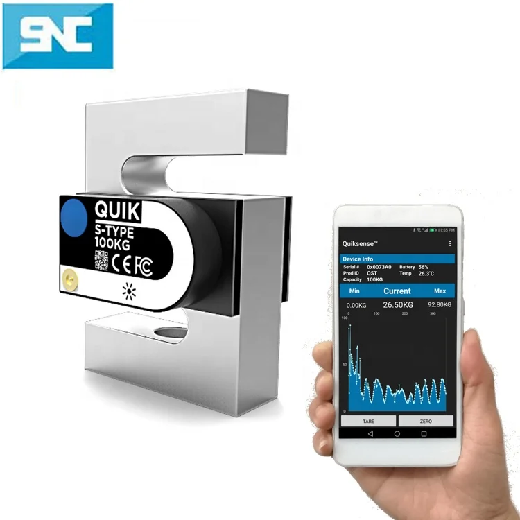 Датчик веса QST IOT, цифровой беспроводной датчик веса S-типа с бесплатным приложением Android